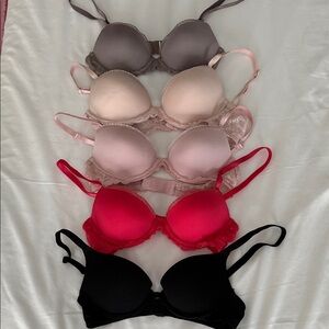 Calvin Klein Push-up Bra Lace Collection and VS black bra